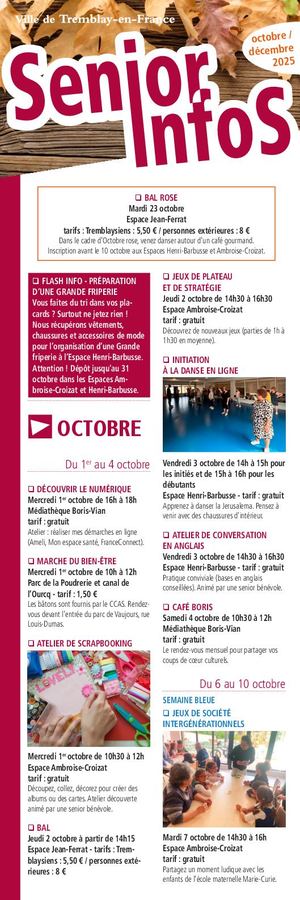 Senior Infos - Octobre Décembre 2025