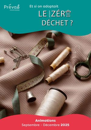 Programme animations presque zéro déchet Septembre Décembre