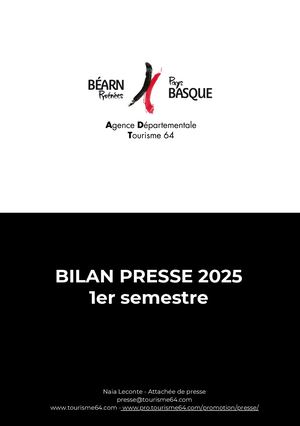 Bilan Presse Béarn Pays basque - 1er semestre 2025