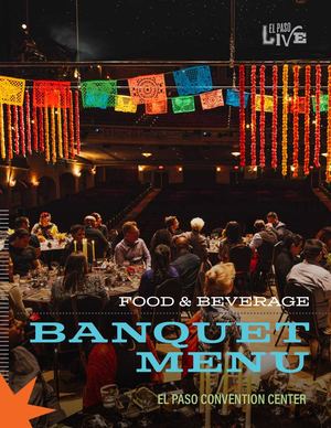 Destination El Paso Catering Menu