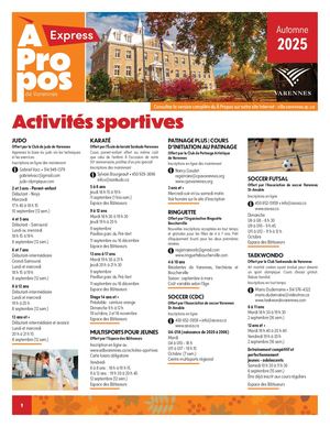 À Propos Express Automne 2025