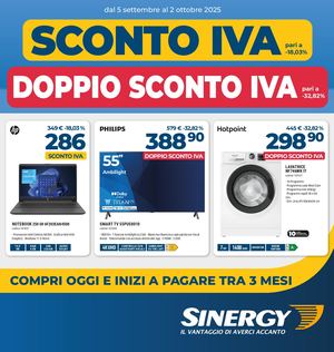 Volantino Sinergy Settembre 2025