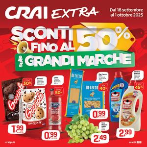 Volantino Crai Codè Extra Garlate dal 18 settembre all' 1 ottobre
