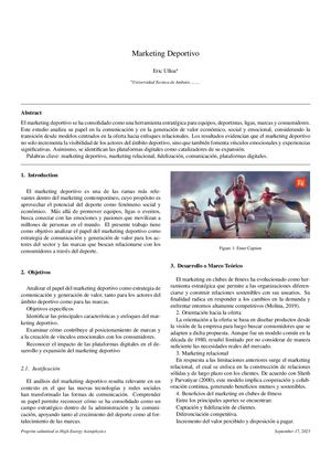 Calaméo - Marketing Deportivo