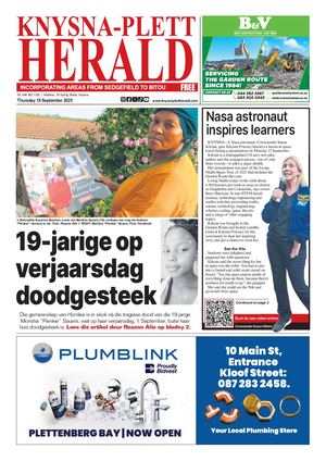 Knysna Plett Herald 18 Sept 2025