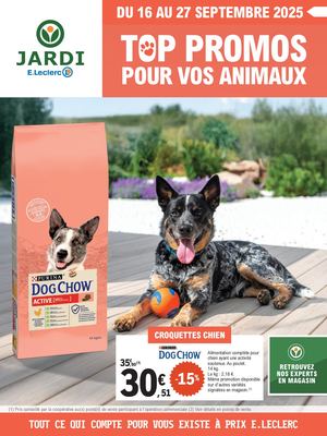 Top promos pour vos animaux