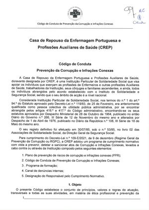 Código De Conduta PCIC