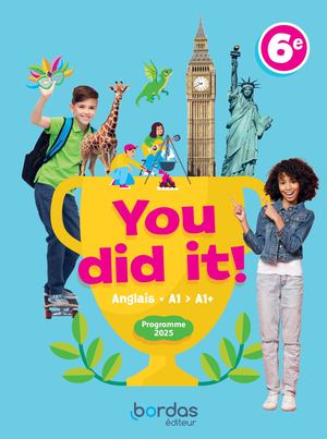 Extrait You did It! 6e (édition 2025)