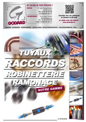 GODARD catalogue Tuyaux / Raccords / Robinetterie