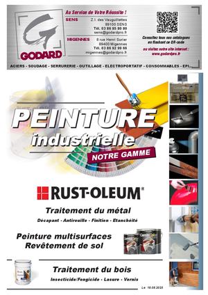 GODARD catalogue Peinture Industrielle Rustoléum & Traitement Du Bois