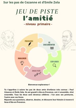Jeu De Piste Amitié Jdp Niveau Primaire Ville D'aix