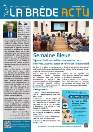 Bulletin municipal de La Brède - Octobre 2025