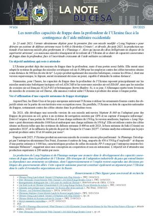 LA NOTE DU CESA N°606