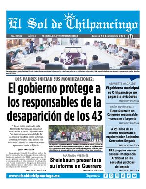 El Sol De Chilpancingo 18 Septiembre 2025 Compressed