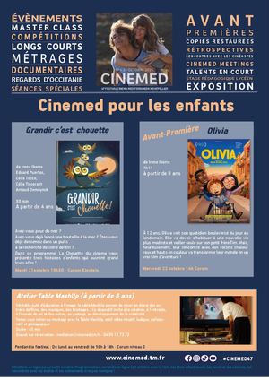 Cinemed 2025 Programme Enfants