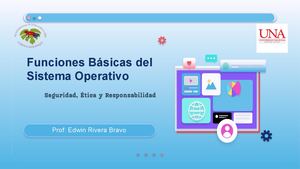 Funciones Básicas del Sistema Operativo