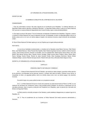 Ley Organica Pnc 1