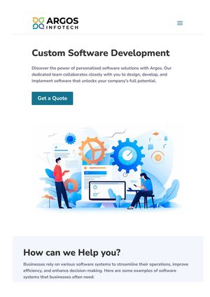Custom Software Development