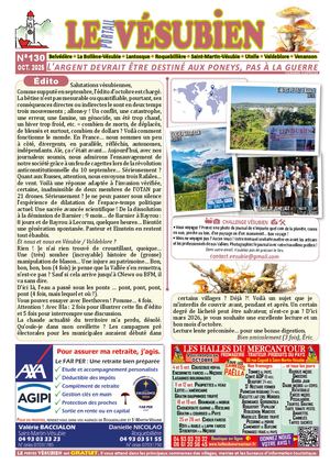 OCTOBRE 2025 - LE portail VESUBIEN n°130. Journal gratuit de la Vésubie & Valdeblore - 06450 - Alpes Maritimes