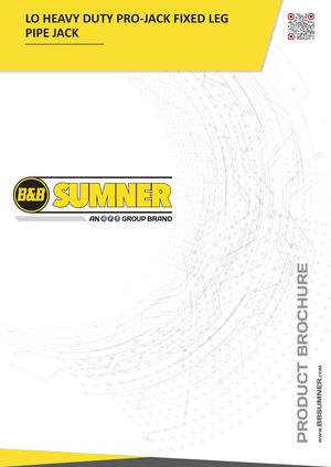 Lo Heavy Duty Pro Jack Fixed Leg Pipe Jack