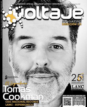 Tomas Cookman en Voltaje Magazine
