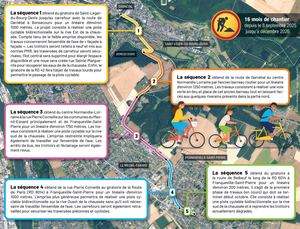 L'itinéraire n°8 du Réseau express vélo se construit sur le plateau Est de Rouen