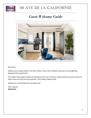 House Guide 2025 48 Ave De La Californie