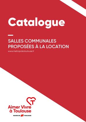 Catalogue des salles de la Mairie de Toulouse proposées à la location