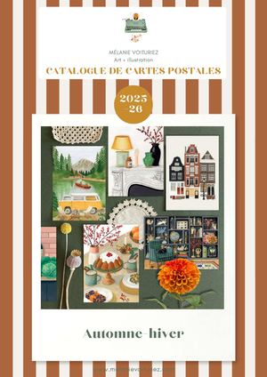 Catalogue cartes postales Mélanie Voituriez