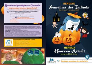 Programme Semaines Des Enfants Automne 2025