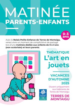 Flyer Matinées Parents-Enfants | Octobre 2025