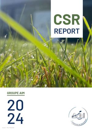 2024 CSR Report Groupe AIM