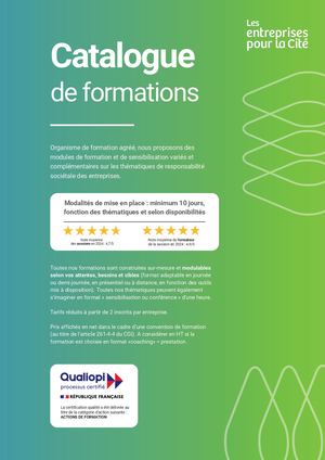 Catalogue Formations 2025