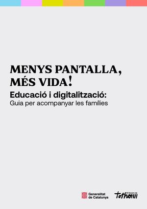 Guia per a les famílies per una digitalització responsable