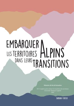 Mémoire Embarquer Les Territoires Alpins Dans Leur Transition