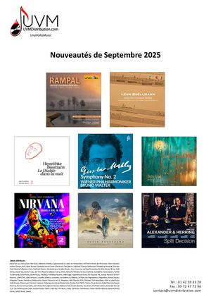 UVM Distribution : Nos Nouveautés du Mois de Septembre 2025