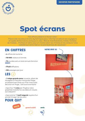 PARTENAIRES - SPOTS ÉCRANS