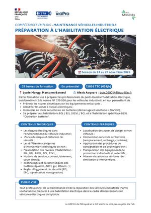 Habilitation Électrique Bcl B2vl B2xl21