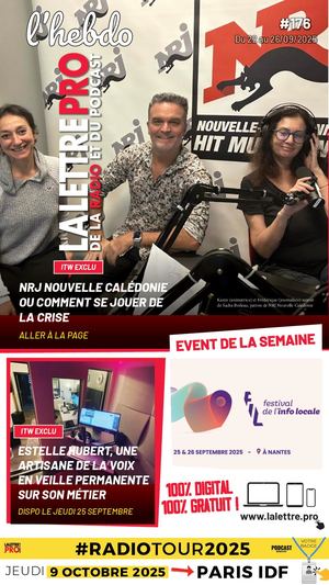 #176 - 23/09/25 - Mag Hebdo - La Lettre Pro de la Radio #176