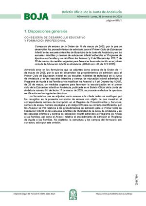 Orden11marzo2025correcion Errores Admision Primer Ciclo Ei