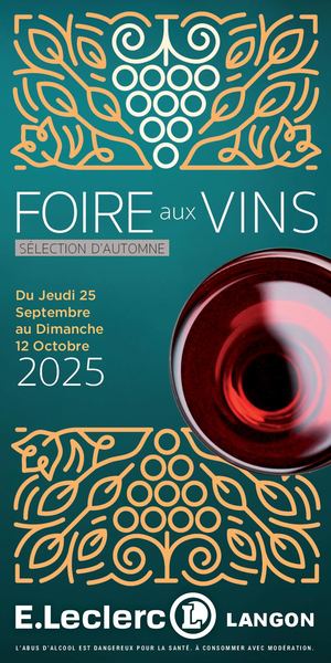 Foire aux Vins Automne 2025 - E.Leclerc LANGON