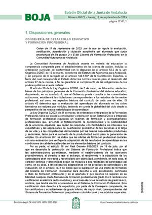 Orden18septiembre2025regulacion Grados De