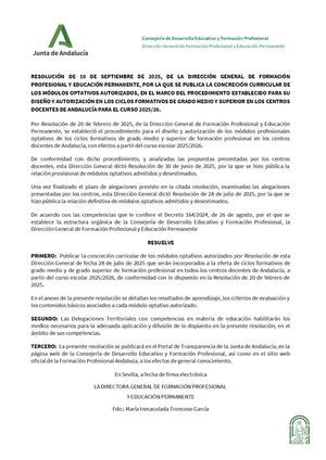 Resolucion10septiembre2025concrecion Curricular Grados Medio Superior