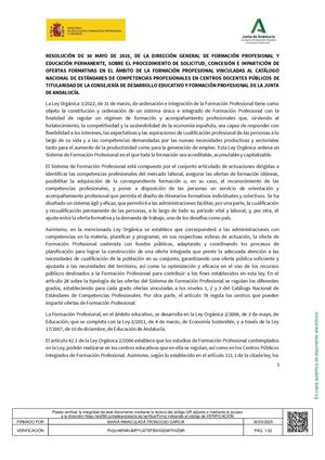Resolucion30mayo2025procedimiento Solicitud Ofertas Formativas Fp