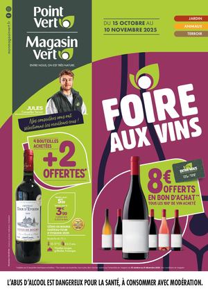 Foire aux vins 2025 - Magasin Vert Point Vert