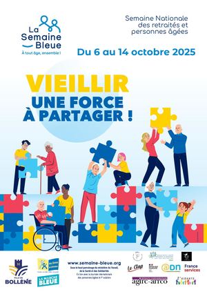 Semaine Bleue - Flyer 2025 Ville de Bollène