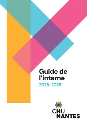 Chu Nantes Guide de l'interne 2024-2025