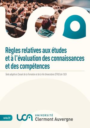 Règlement Des Etudes 2025