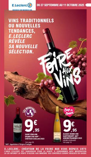 Catalogue Foire aux vins 2025
