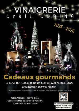 Noël 100 % local & artisanal – Vinaigrerie Cyril Codina